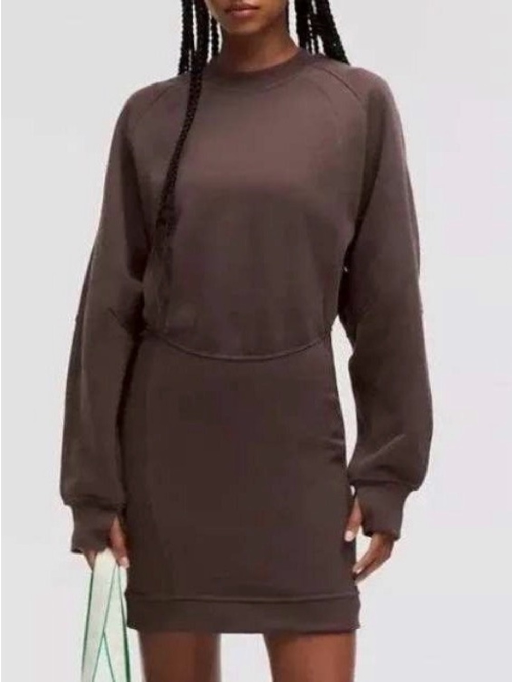lululemon athletica Brown Crewneck Mini Dress